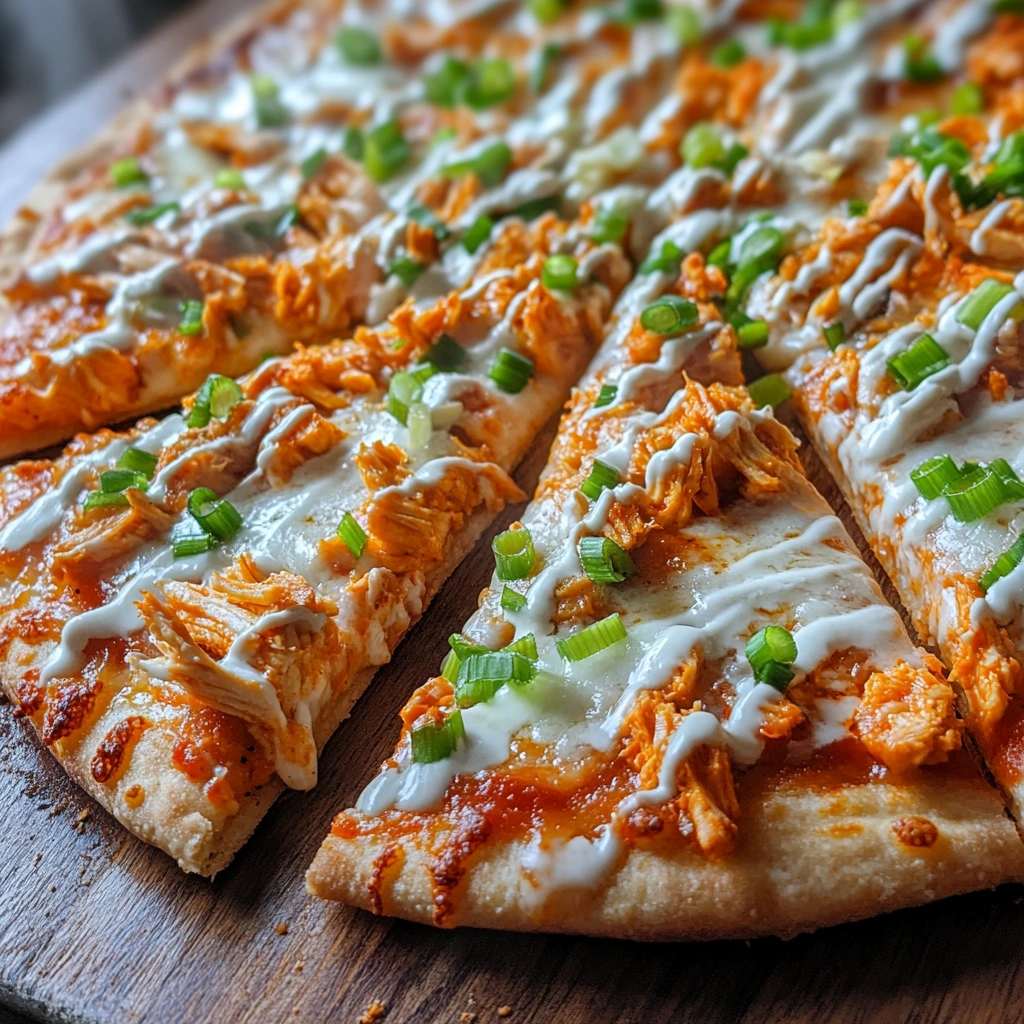 buffalo chicken crust pizza variation
