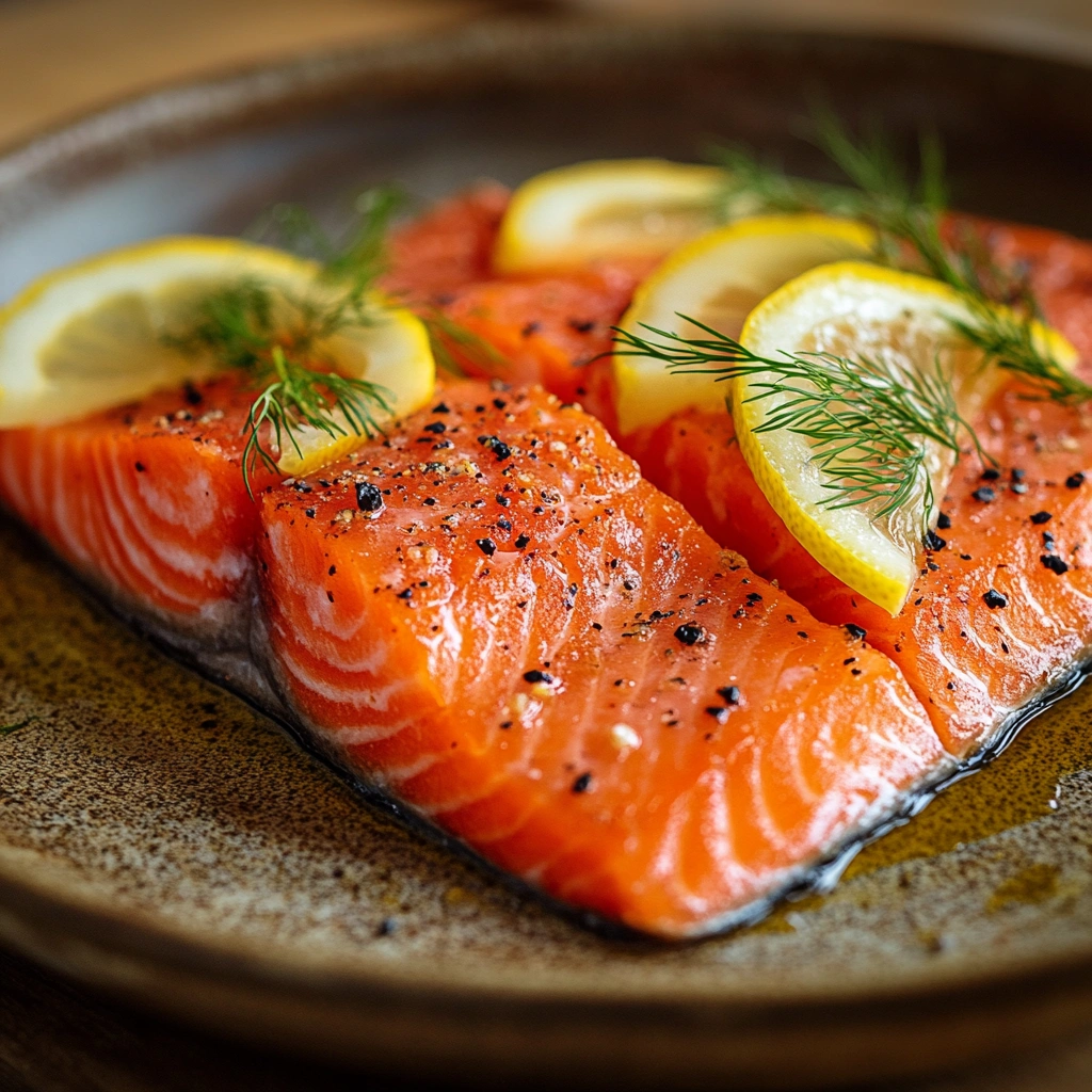 Best sockeye salmon recipe with crispy skin and lemon